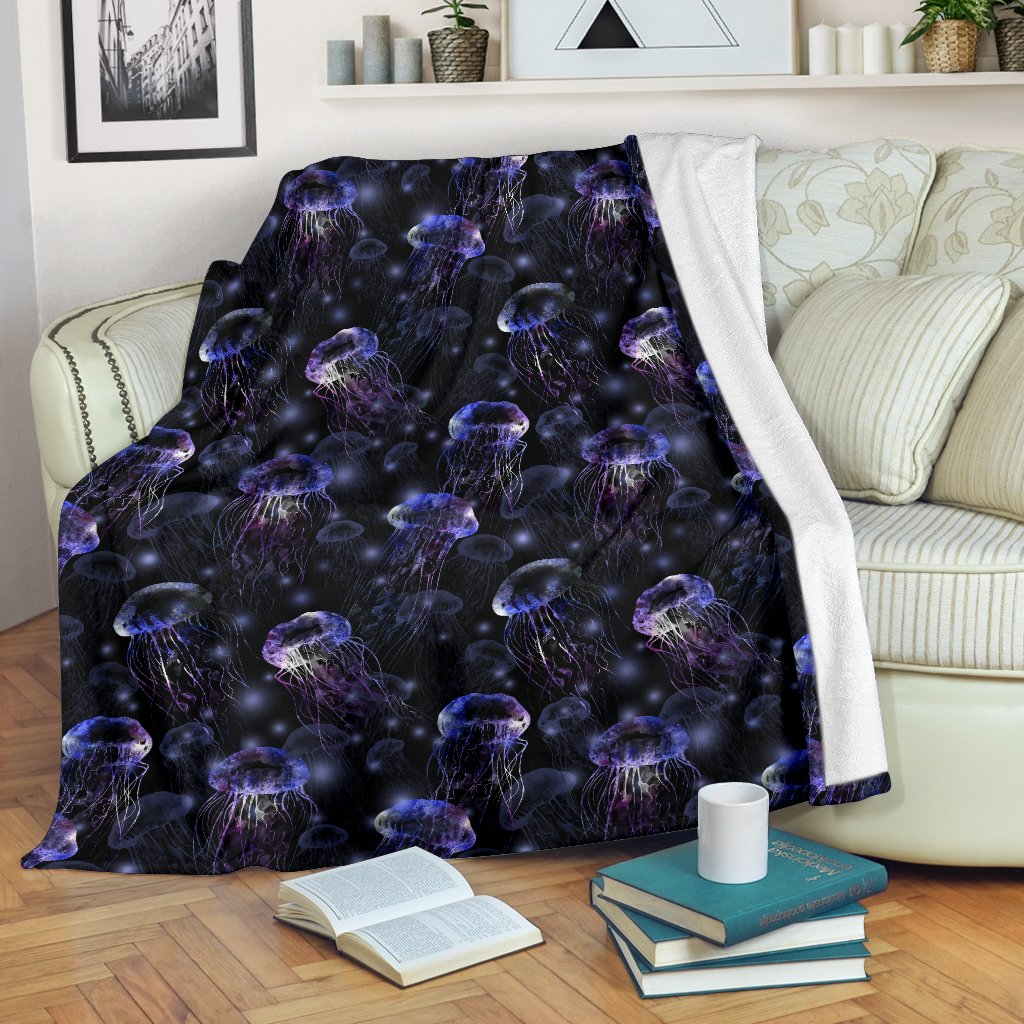 Jellyfish Themed Fleece Blanket