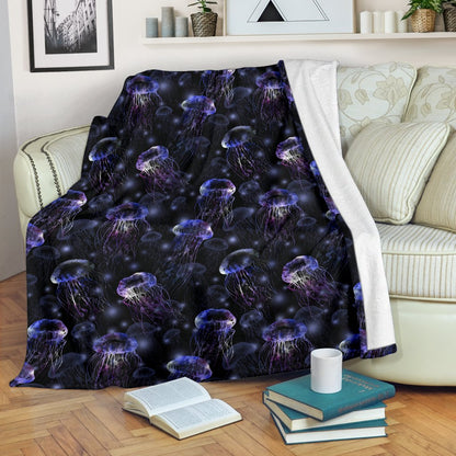 Jellyfish Themed Fleece Blanket