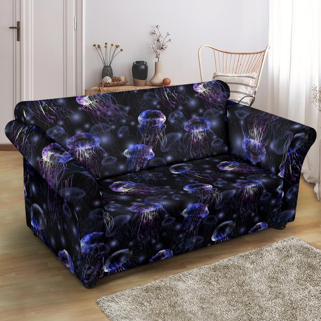 Jellyfish Themed Loveseat Slipcover-JTAMIGO.COM