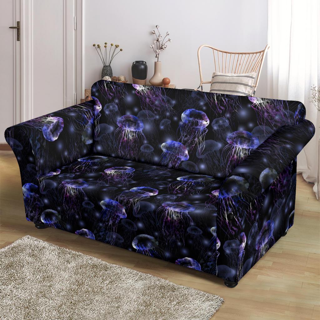 Jellyfish Themed Loveseat Slipcover-JTAMIGO.COM
