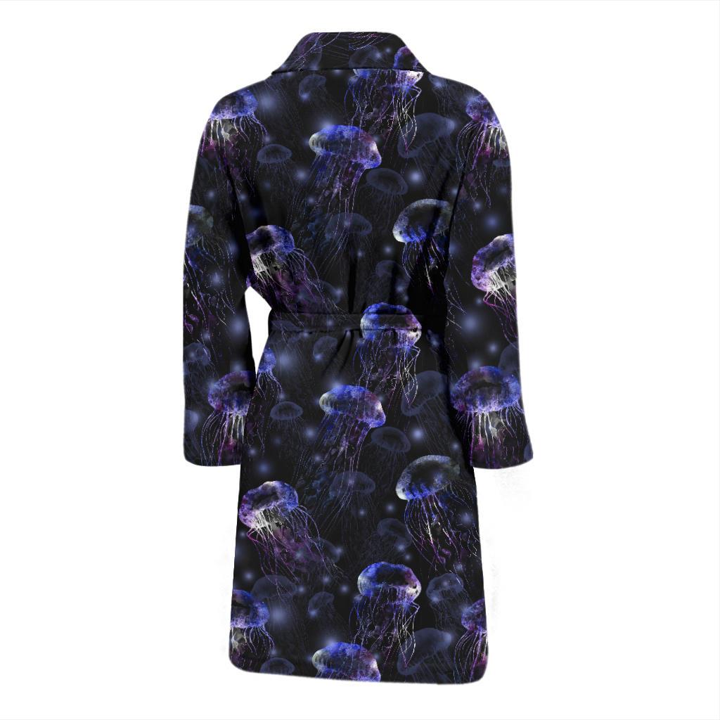 Jellyfish Themed Men Bath Robe-JTAMIGO.COM