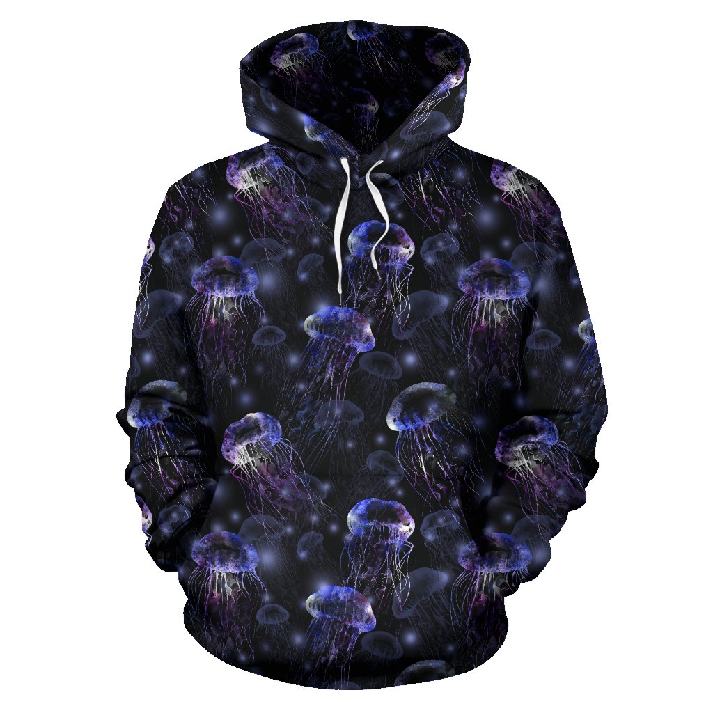 Jellyfish Themed Pullover Hoodie