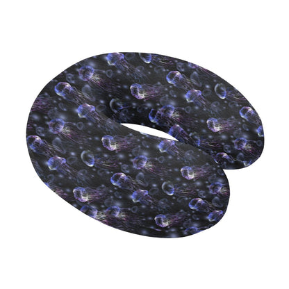 Jellyfish Themed U-Shaped Travel Neck Pillow-JTAMIGO.COM