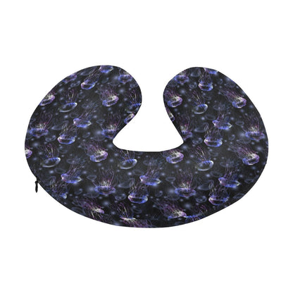 Jellyfish Themed U-Shaped Travel Neck Pillow-JTAMIGO.COM