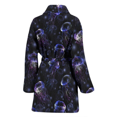 Jellyfish Themed Women Bath Robe-JTAMIGO.COM