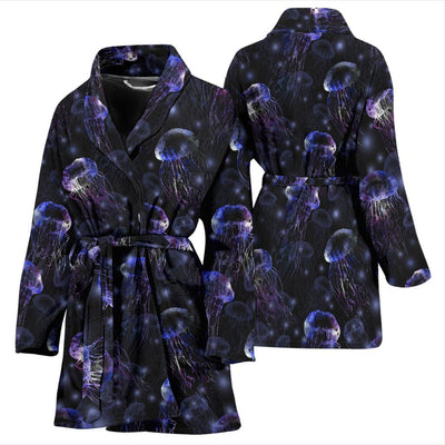 Jellyfish Themed Women Bath Robe-JTAMIGO.COM