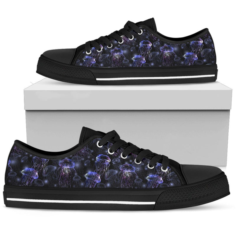 Jellyfish Themed Women Low Top Shoes