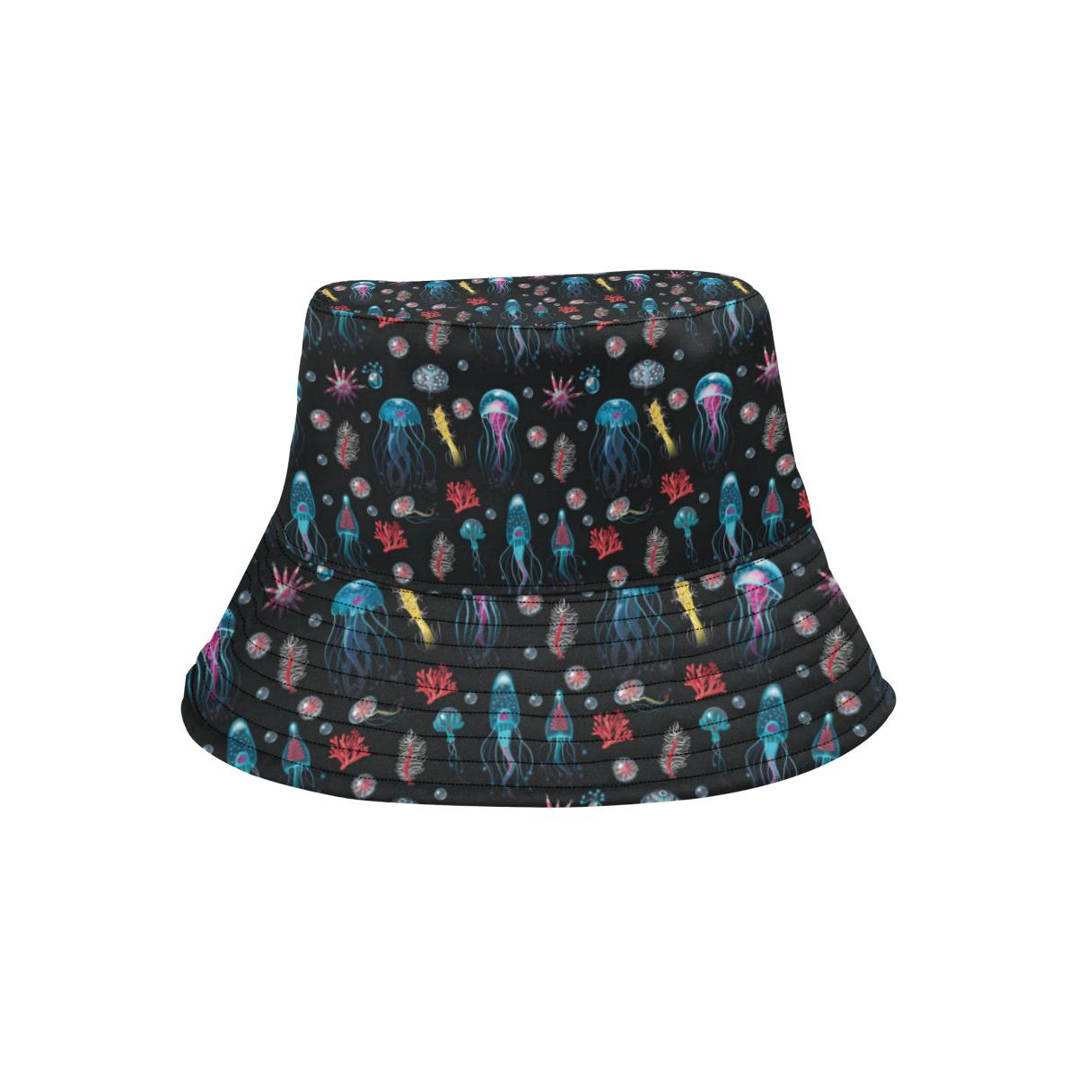 Jellyfish Underwater Print Unisex Bucket Hat