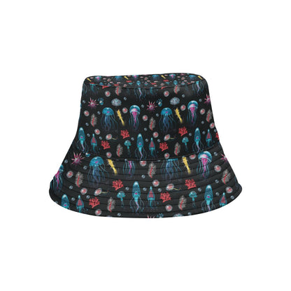 Jellyfish Underwater Print Unisex Bucket Hat
