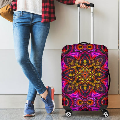 Kaleidoscope Abstract Print Design Luggage Cover Protector