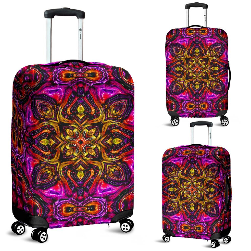 Kaleidoscope Abstract Print Design Luggage Cover Protector
