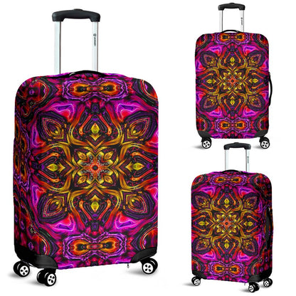 Kaleidoscope Abstract Print Design Luggage Cover Protector