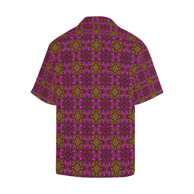 kaleidoscope Abstract Print Design Men Aloha Hawaiian Shirt