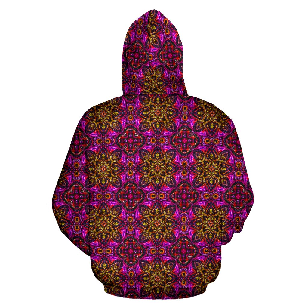 kaleidoscope Abstract Print Design Pullover Hoodie