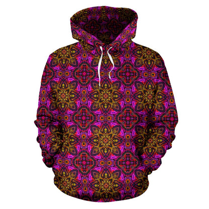 kaleidoscope Abstract Print Design Pullover Hoodie