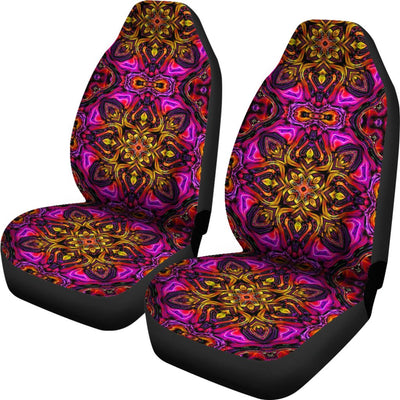 kaleidoscope Abstract Print Design Universal Fit Car Seat Covers