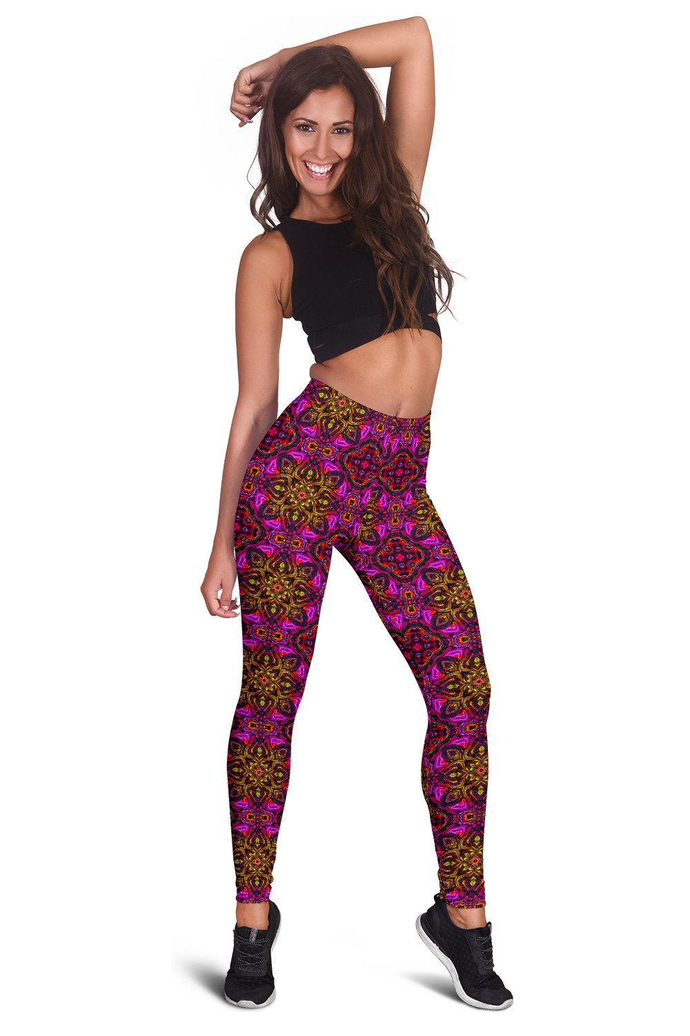 kaleidoscope Abstract Print Design Women Leggings