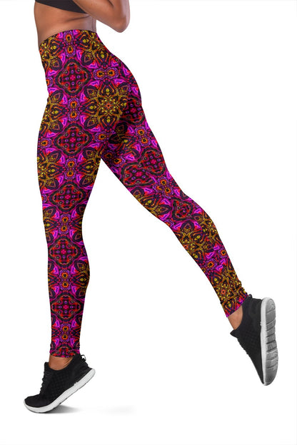 kaleidoscope Abstract Print Design Women Leggings