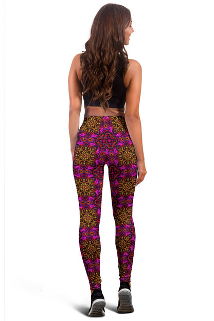 kaleidoscope Abstract Print Design Women Leggings