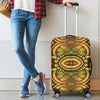 Kaleidoscope Colorful Print Design Luggage Cover Protector