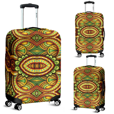 Kaleidoscope Colorful Print Design Luggage Cover Protector