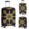 Kaleidoscope Gold Print Design Luggage Cover Protector