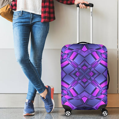 Kaleidoscope Pattern Print Design Luggage Cover Protector