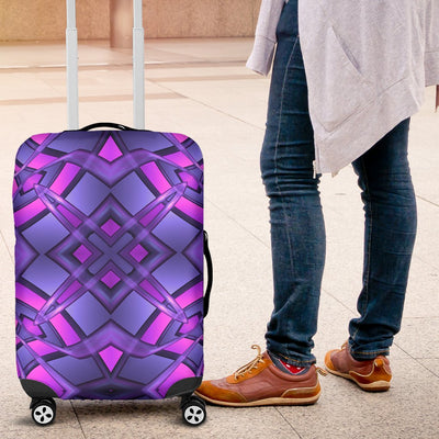 Kaleidoscope Pattern Print Design Luggage Cover Protector