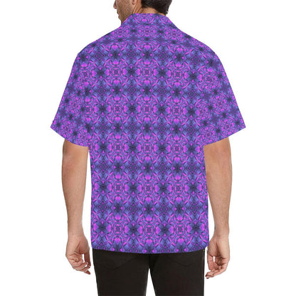 kaleidoscope Pattern Print Design Men Aloha Hawaiian Shirt