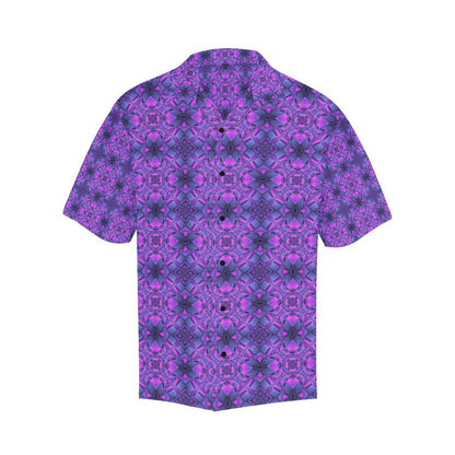 kaleidoscope Pattern Print Design Men Aloha Hawaiian Shirt