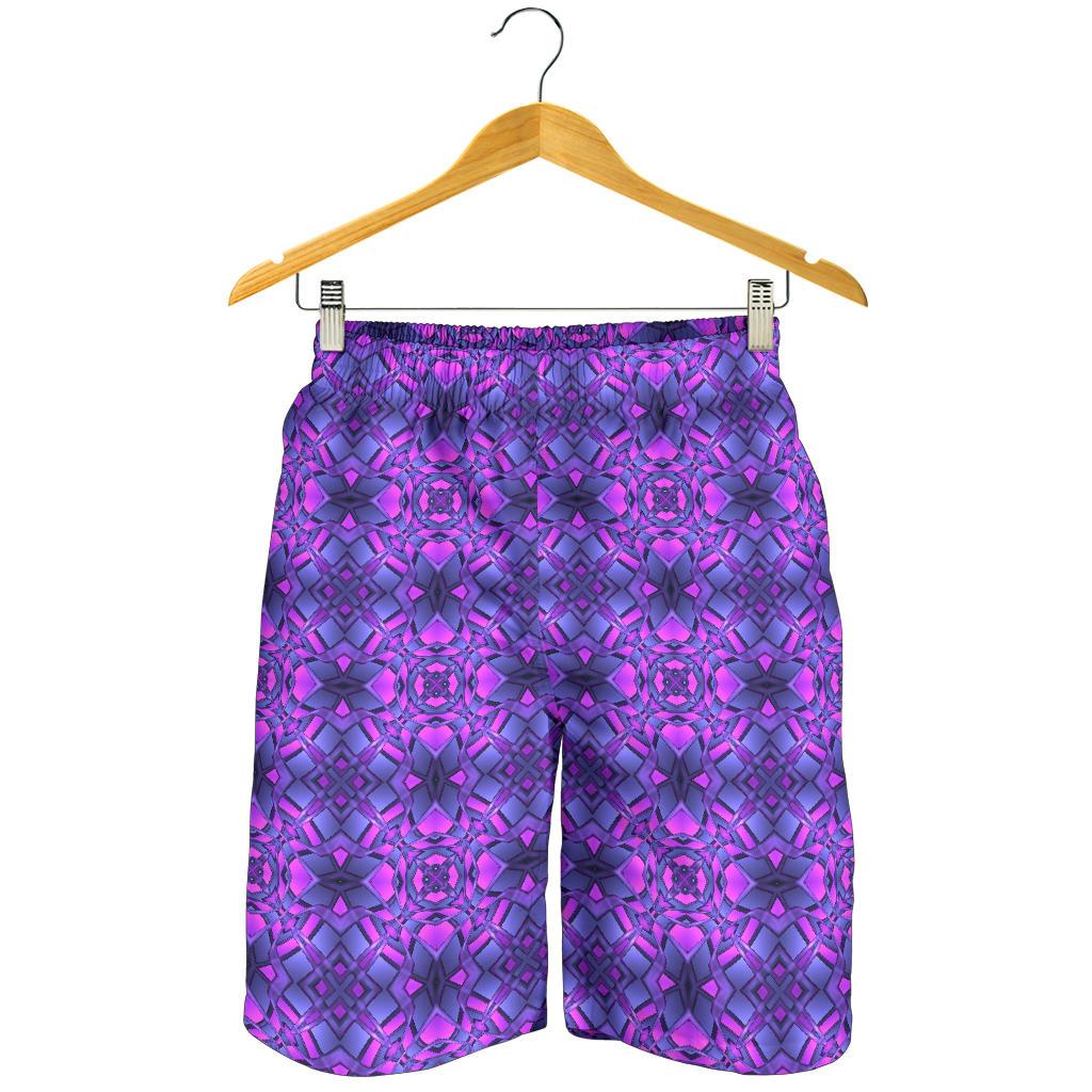 kaleidoscope Pattern Print Design Mens Shorts-JTAMIGO.COM