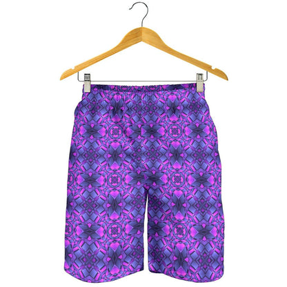 kaleidoscope Pattern Print Design Mens Shorts-JTAMIGO.COM
