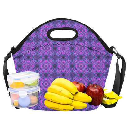 kaleidoscope Pattern Print Design Neoprene Lunch Bag (Model 1669)(Large)-JTAMIGO.COM