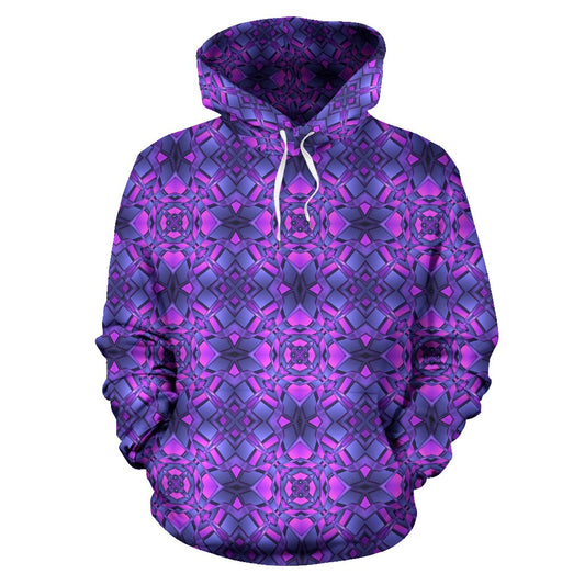 kaleidoscope Pattern Print Design Pullover Hoodie