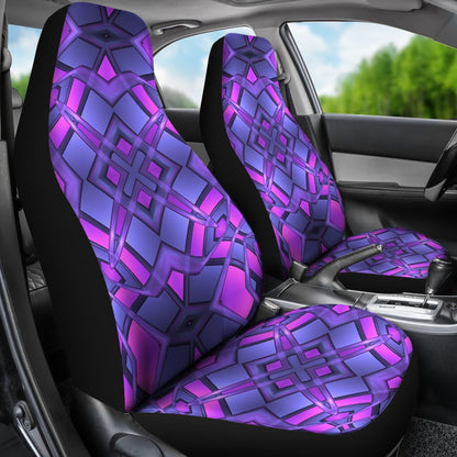 kaleidoscope Pattern Print Design Universal Fit Car Seat Covers