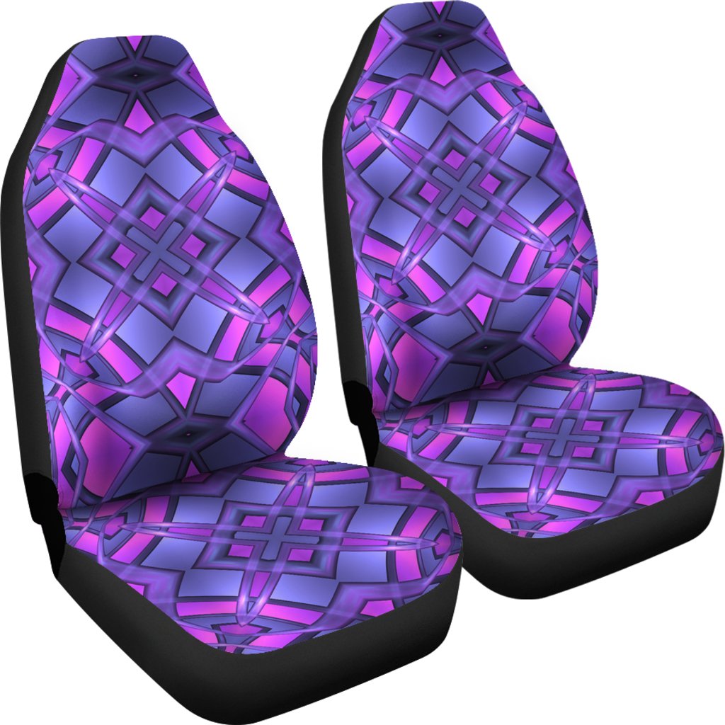 kaleidoscope Pattern Print Design Universal Fit Car Seat Covers