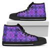 Kaleidoscope Pattern Print Design Women High Top Shoes