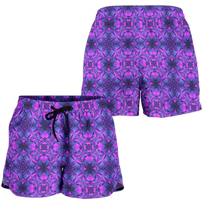 kaleidoscope Pattern Print Design Women Shorts-JTAMIGO.COM