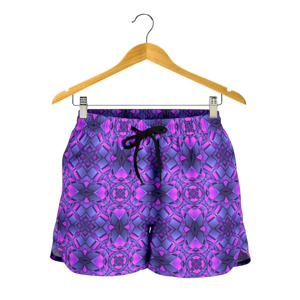 kaleidoscope Pattern Print Design Women Shorts-JTAMIGO.COM