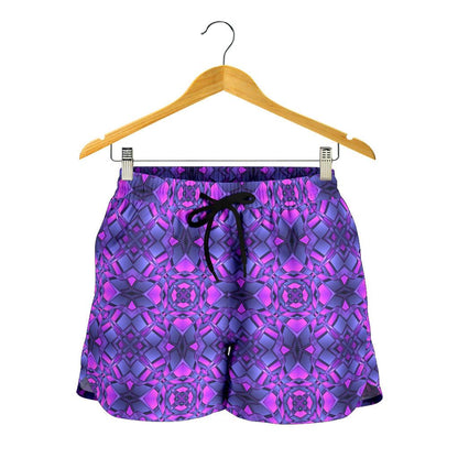 kaleidoscope Pattern Print Design Women Shorts-JTAMIGO.COM