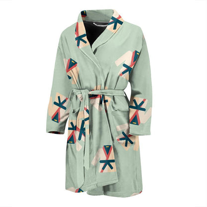 Karate Pattern Print Design 02 Men Bathrobe-JORJUNE.COM
