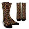 Kente Classic Design African Print Crew Socks