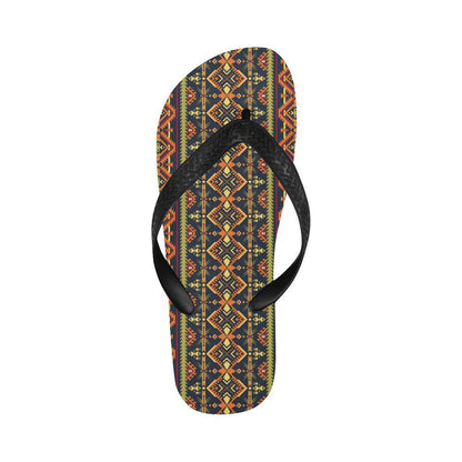 Kente Classic Design African Print Flip Flops-JTAMIGO.COM
