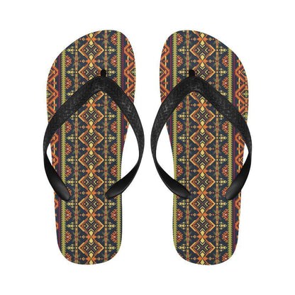 Kente Classic Design African Print Flip Flops-JTAMIGO.COM