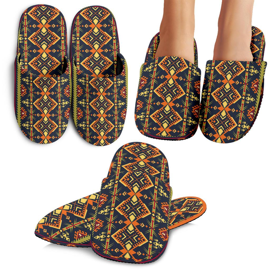 Kente Classic Design African Print House Slippers