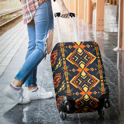 Kente Classic Design African Print Luggage Cover Protector