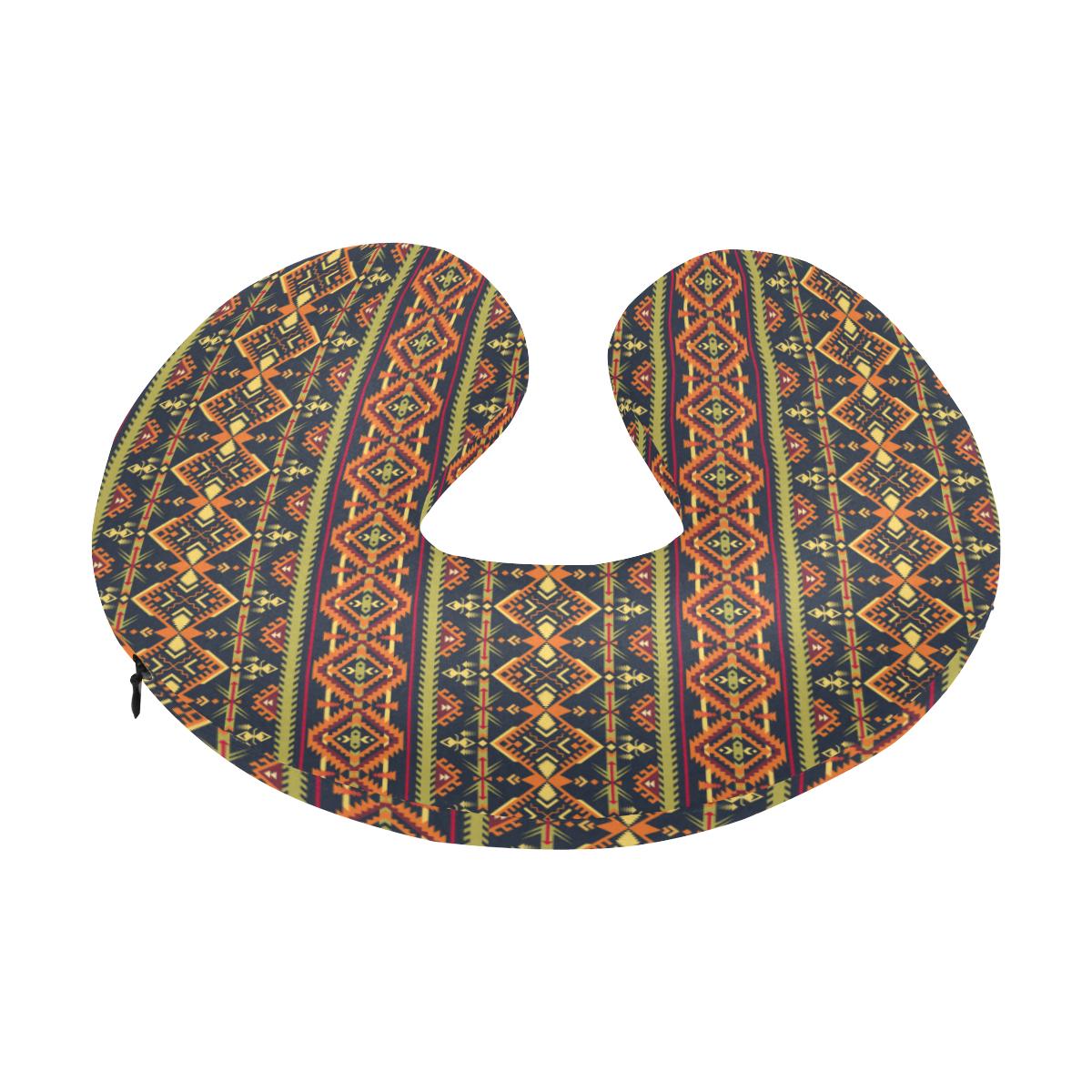 Kente Classic Design African Print U-Shaped Travel Neck Pillow-JTAMIGO.COM