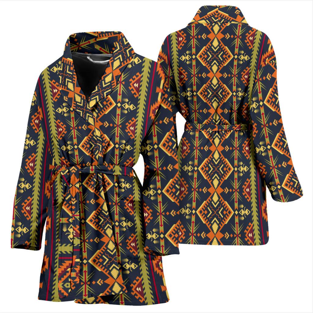 Kente Classic Design African Print Women Bath Robe-JTAMIGO.COM