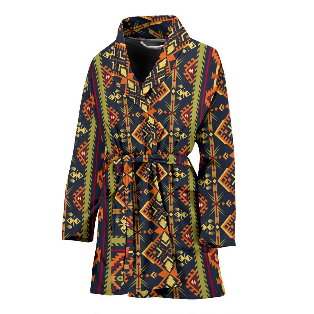Kente Classic Design African Print Women Bath Robe-JTAMIGO.COM