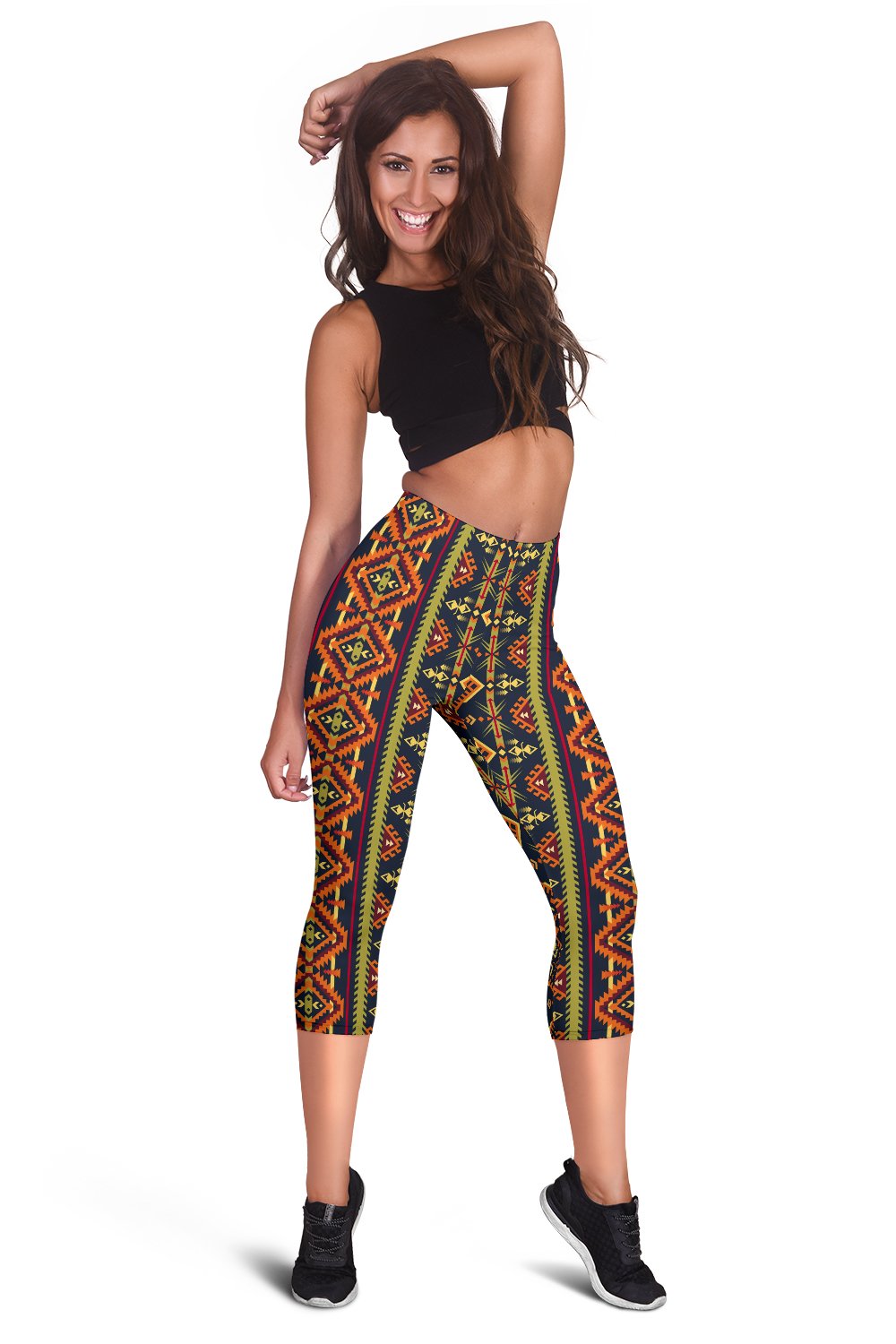 Kente Classic Design African Print Women Capris